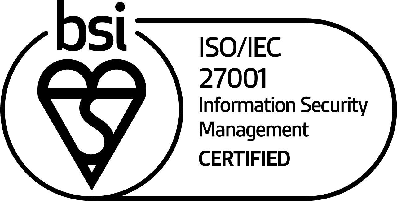 BSI ISO/IEC 27001 Information Security Management Certified